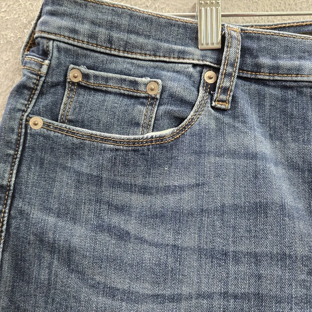 Banana Republic Women Jeans 32/14 Blue‎ Denim Bootcut S/547557-00 Slim